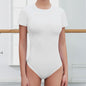Klassiek Ballet Dans Leotard met Korte Mouwen voor Dames - Comfortabel Bodysuit