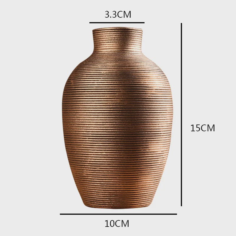 Moderne Keramische Vaas - Scandinavisch Design voor Woonkamer Decoratie