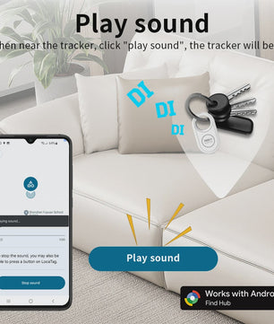 4x RSH Smart Tag Tracker - Vind Je Spullen Terug met Google Find My