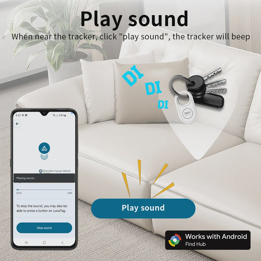 4x RSH Smart Tag Tracker - Vind Je Spullen Terug met Google Find My
