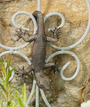 Decoratieve Hangende Gecko Figuur voor Plantenbakken - Tuin en Terras Decoratie