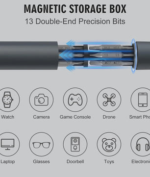 27-in-1 Precisie Schroevendraaierset - Magnetische Bits & Penstijl Reparatiekit