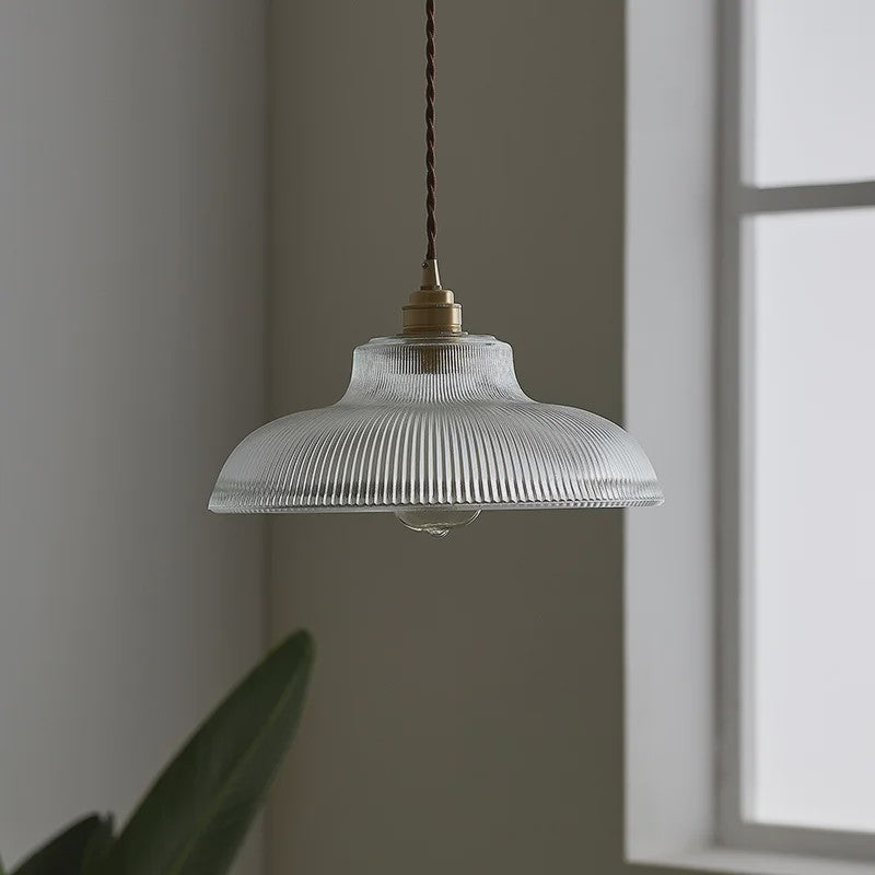 Groene Glazen Hanglamp Vintage - Sfeervolle Verlichting voor Woonkamer, Hal & Slaapkamer