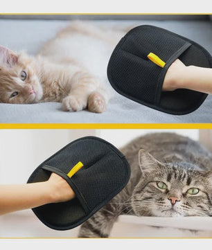 Dubbelzijdige Huisdier Borstelhandschoen voor Katten & Honden - Efficiënte Haarverwijdering