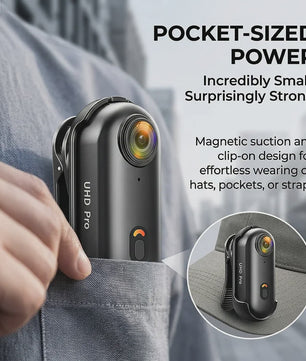 4K Mini Actiecamera met WiFi - POV Bodycam voor Motor, Helm & Sport - H88 model