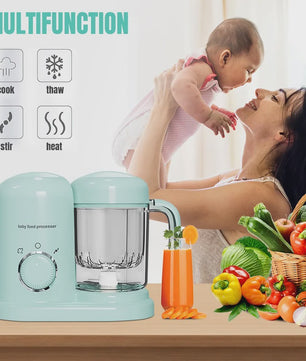 Multifunctionele Babyvoeding Maker: Stomen, Mixen, Verwarmen & Ontdooien