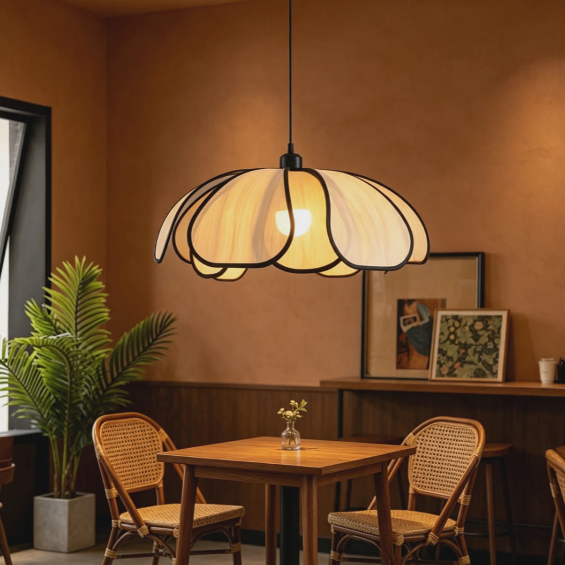 Moderne Petal Hanglamp - In Hoogte Verstelbaar - Sfeervolle Verlichting voor Woonkamer, Eetkamer & Keuken