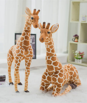 Grote Realistische Giraffe Pluche Knuffel - 35-120cm - Zacht Cadeau & Decoratie