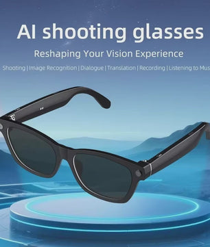 Smart AI Bril met Camera, Vertaling & Bluetooth - Fotografeer & Bel Handsfree