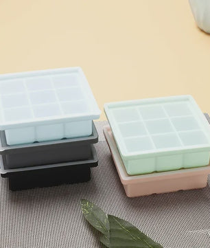 Babyvoeding Bakjes met Deksel - Invries- en Bewaartray voor Babyvoeding, Borstvoeding en Flesvoeding