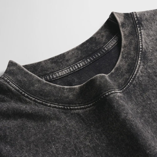Herenshirt Mouwloos 230g Katoen - Retro Washed & Distressed Look
