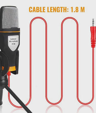 Professionele Condensator Microfoon voor PC, Karaoke & Live Streaming