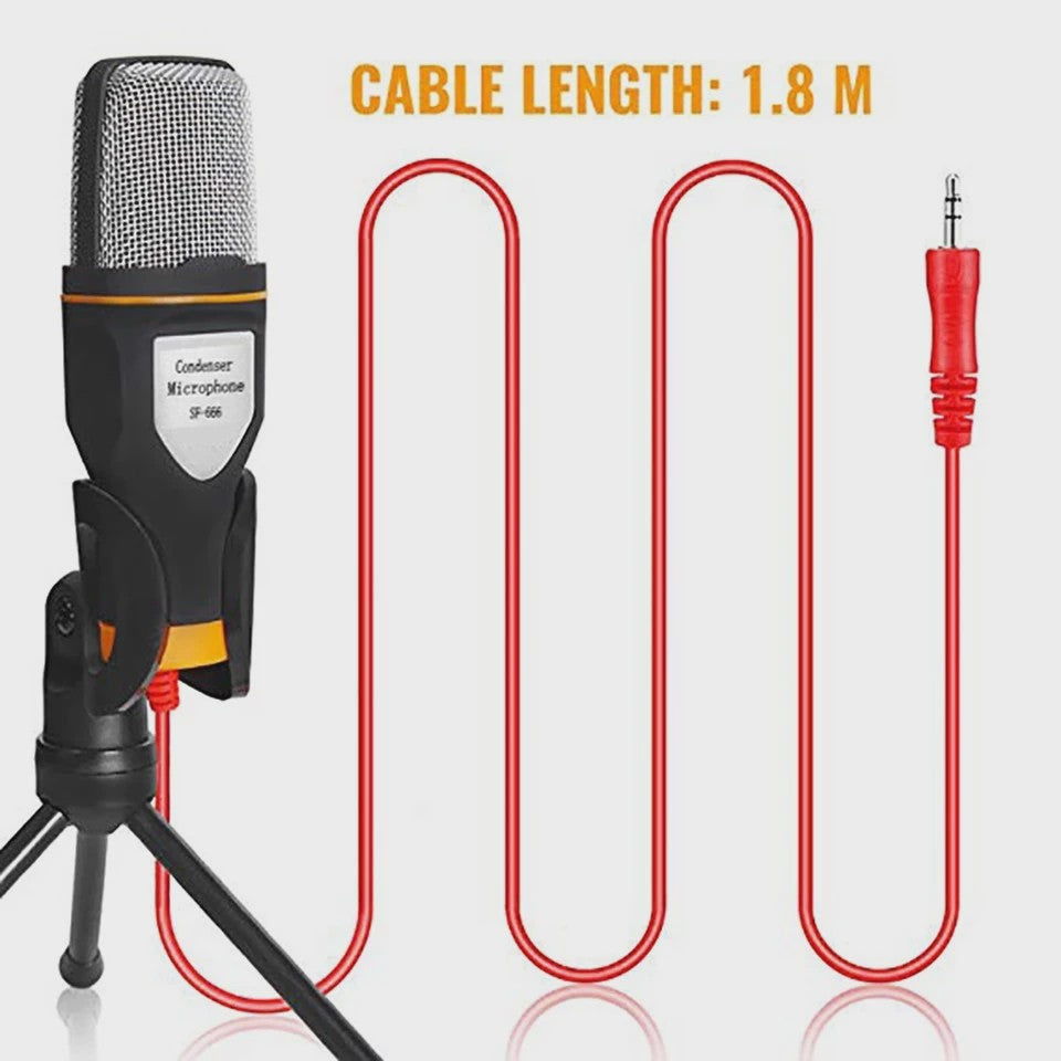 Professionele Condensator Microfoon voor PC, Karaoke & Live Streaming