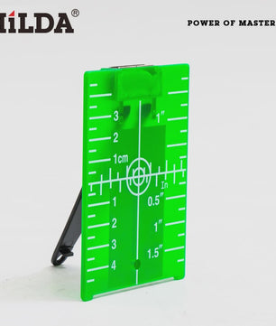 HILDA Laser Richtplaat Groen/Rood - Verticale/Horizontale Lijn Laser Target Bord