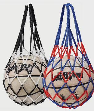 Duurzame Basketbal Net Tas - Sterk Geweven Nylon Opbergnet voor Ballen