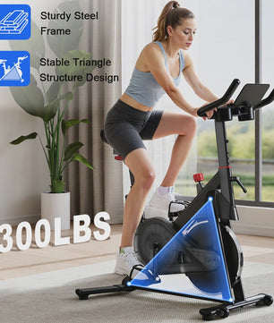 Superun Hometrainer Ergometer met Magnetische Weerstand en LCD Display - Max 100 kg