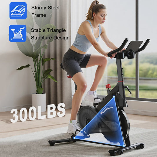 Superun Hometrainer Ergometer met Magnetische Weerstand en LCD Display - Max 100 kg
