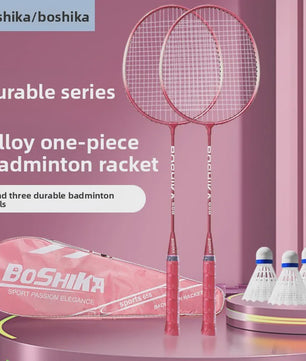 Duurzame Badminton Rackets Set - Iron Alloy Frame, Ideaal voor Beginners & Fitness
