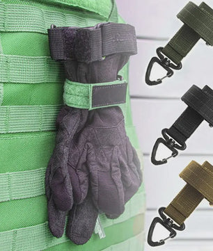 Multifunctionele Handschoenhouder met Karabijnhaak - Outdoor & Klimmen Accessoire