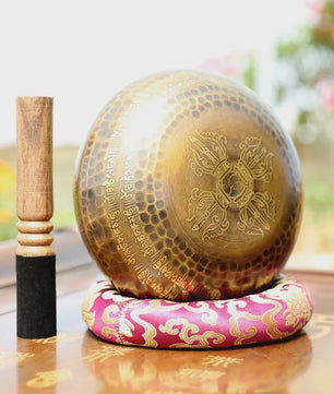 Grote Tibetaanse Klankschaal - Handgemaakt Messing voor Meditatie & Klankhealing