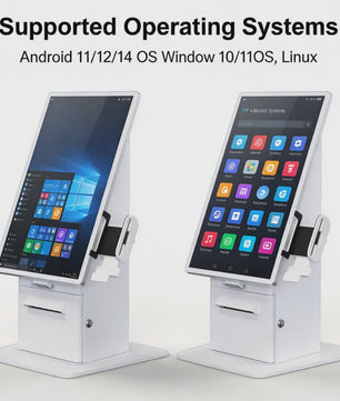 TouchWo 21.5/27 Inch Zelfbedienings Kiosk: Bestel- & Betaalzuil voor Retail & Horeca