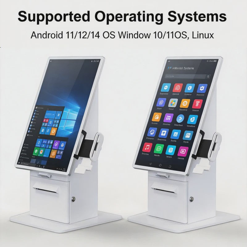 TouchWo 21.5/27 Inch Zelfbedienings Kiosk: Bestel- & Betaalzuil voor Retail & Horeca