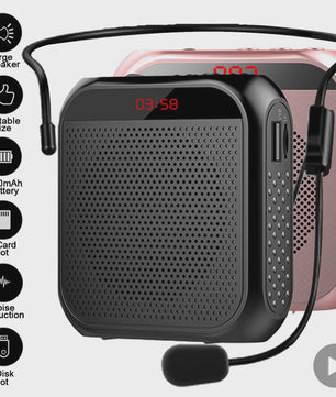 Draagbare Megafoon Speaker met Microfoon - Geluidsversterker voor Docenten en Gidsen