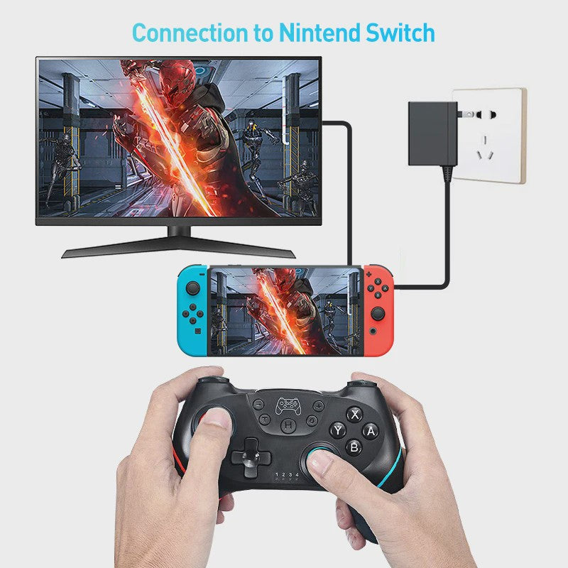Draadloze Bluetooth Game Controller voor Nintendo Switch, OLED, Lite & PC - Gamepad Joystick