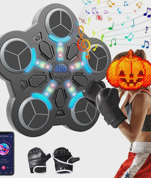 Slimme Muziek Bokszak Trainer - Wandmontage Zonder Boren - Fitness & Krachtraining voor Thuis