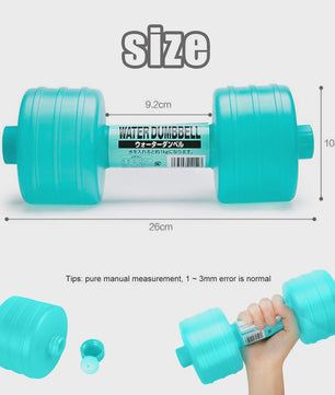 Verstelbare Water Dumbbells - Draagbare Fitness Gewichten voor Krachttraining