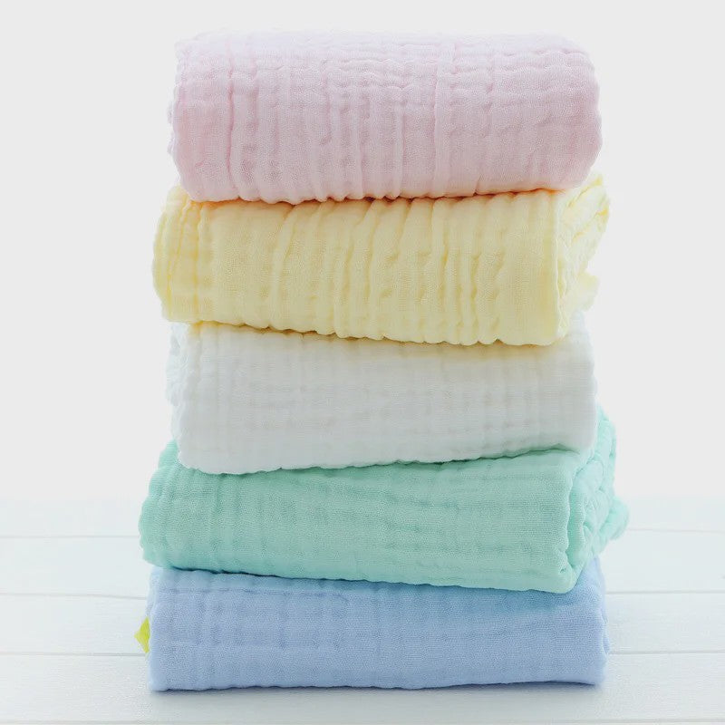 Zachte Muslin Swaddle Deken voor Baby's - 105x105cm Katoen