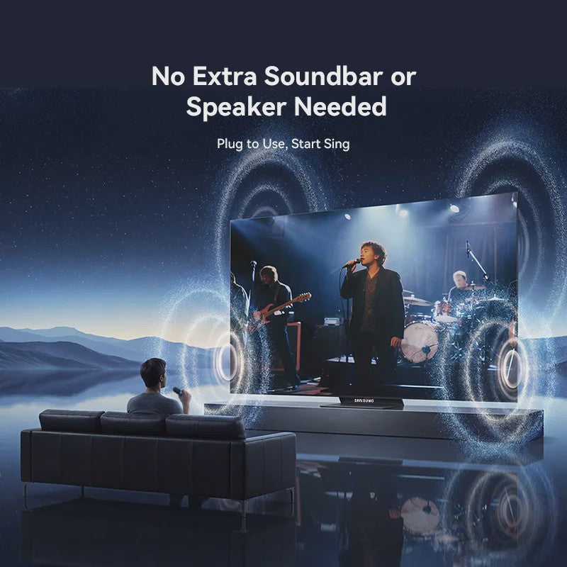 Puremic Draadloze Karaoke Microfoon voor Samsung TV