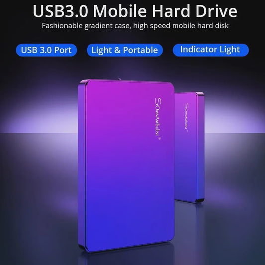 Draagbare Externe Harde Schijf 320GB/500GB/1TB - Snelle USB 3.0 Opslag voor PC, Laptop, TV, PS4, Xbox