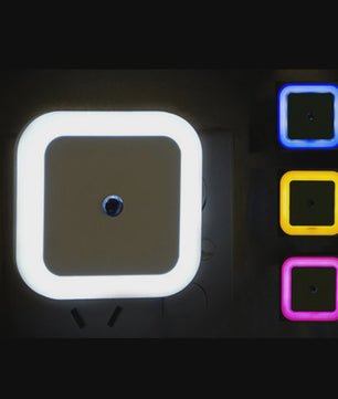 Draadloos LED Nachtlampje met Sensor - Mini Stekkerlampje voor Kinderkamer, Slaapkamer & Woonkamer