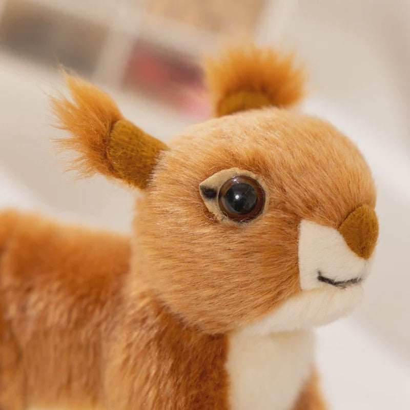 Schattige Zittende Eekhoorn Pluche Knuffel - Perfect Cadeau voor Kinderen