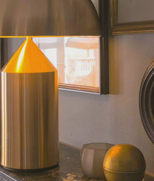 Luxe Moderne LED Tafellamp Goud - Scandinavisch Design, Oogvriendelijk Licht voor Woonkamer & Slaapkamer