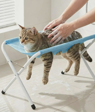 Opvouwbare Huisdier Badmat & Trimmatafel voor Katten en Kleine Honden - Ademend Mesh