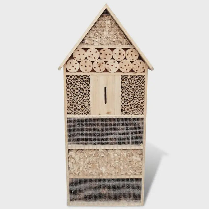 XXL Insectenhotel 45.5x15x99 cm - Houten Bijenhotel voor Tuin & Natuur