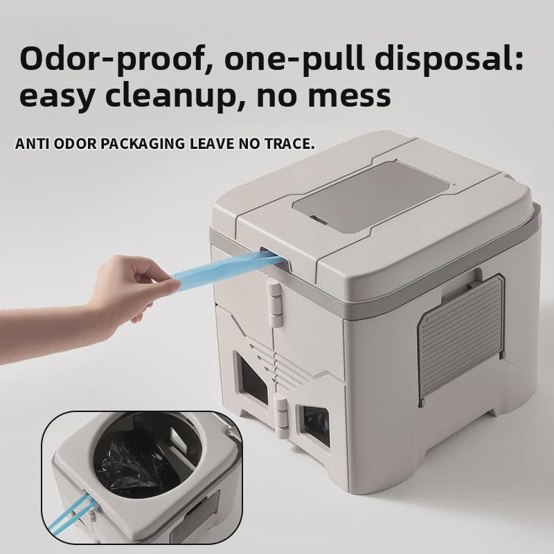 Draagbaar Opvouwbaar Camping Toilet voor Volwassenen - Outdoor, Reizen, Auto Noodgeval, Geurvrij Commode