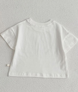Zomer T-shirt Baby Jongens & Meisjes | Effen Kleur | Koreaanse Stijl | Korte Mouwen