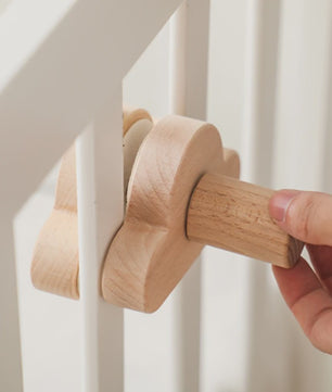Houten Baby Bedmobiel Armatuur - Veilige & Stijlvolle Ophanging voor Speelgoed