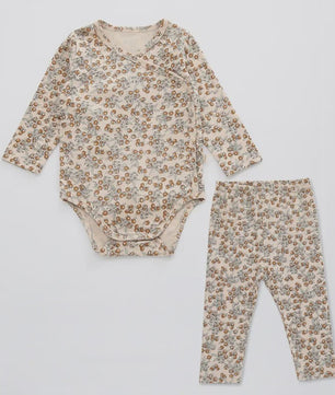 Babykleding Set: Romper met Lange Mouw & Broekje - Herfst/Winter Collectie
