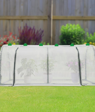 Kleine Kweekkas 120x60x50cm met oprolbare ramen - Ideaal voor balkon en tuin