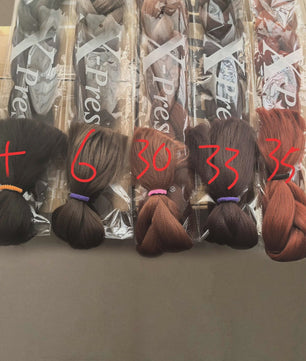 82 Inch Kanekalon Jumbo Braiding Hair - 165g Pre-Stretched Synthetisch Vlecht Haar voor Crocheten