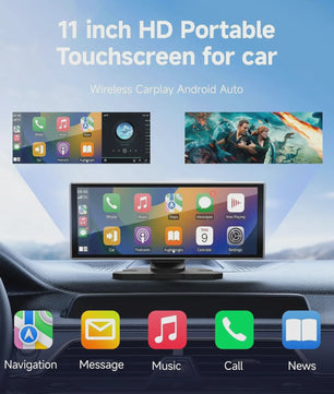 Universele 11.26" Draadloze CarPlay & Android Auto Multimedia Auto Scherm