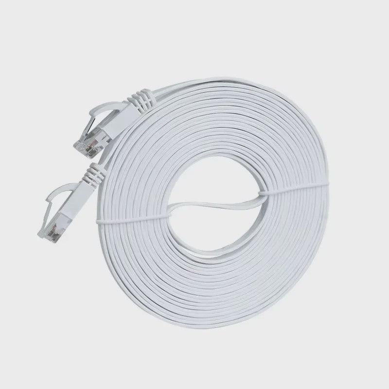 Cat6 Flat Netwerk Kabel - Gigabit Snelheid tot 1000Mbps - Diverse Lengtes (0.3m t/m 30m)