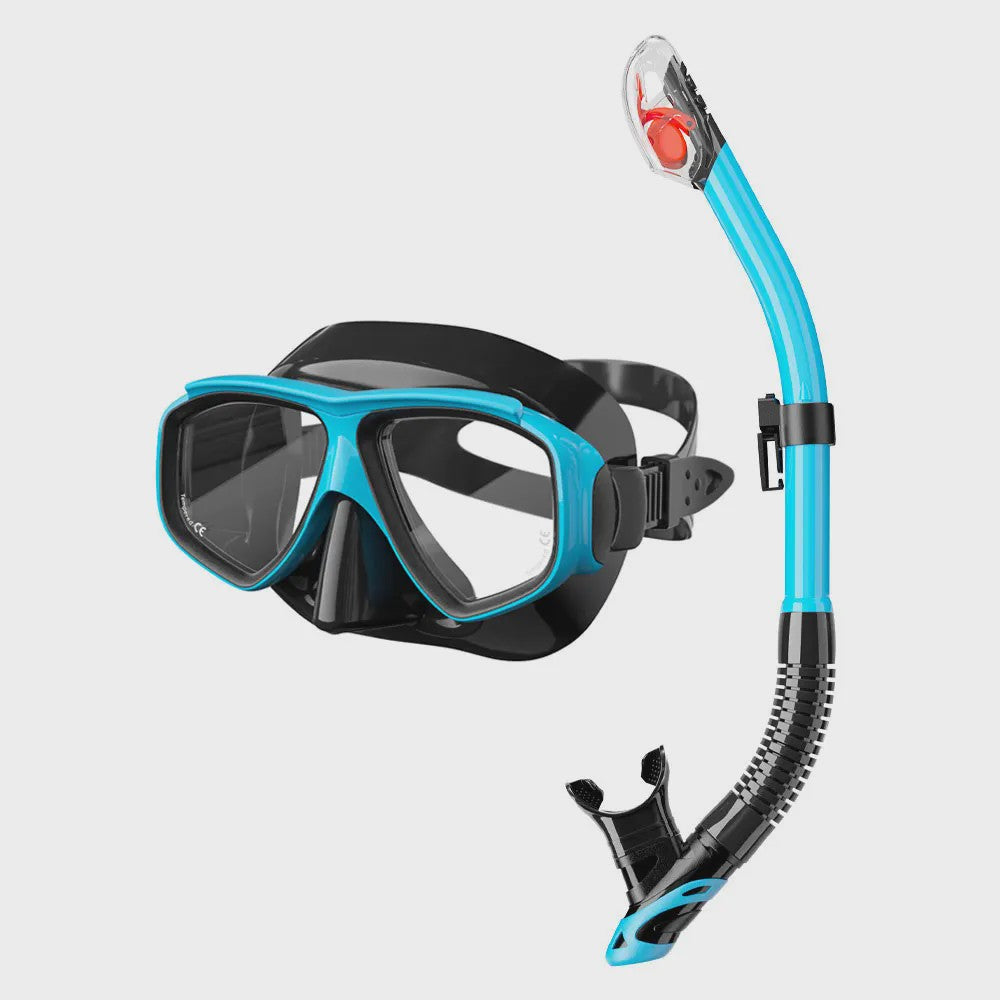 Professionele Anti-Condens Duik- en Zwemmasker met Snorkelset voor Volwassenen - UV-bescherming, Siliconen