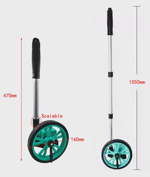 Mechanische Rolmaat met Digitale Weergave - Afstandsmeter 0.1-9999.9m