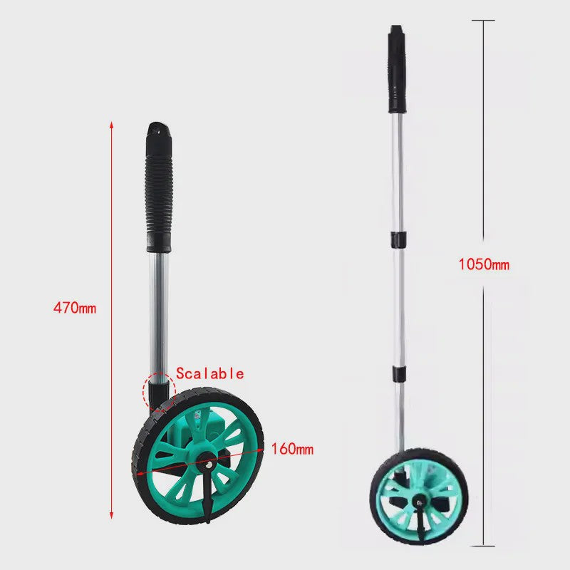Mechanische Rolmaat met Digitale Weergave - Afstandsmeter 0.1-9999.9m