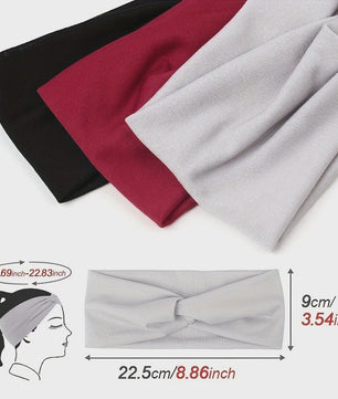 Brede Elastische Sport Hoofdband - Zweetabsorberend & Antislip voor Dames